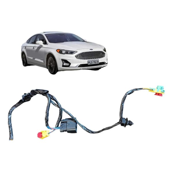 Plug Conector Fecho Cinto Tras Femea Ford Fusion 2017 2019