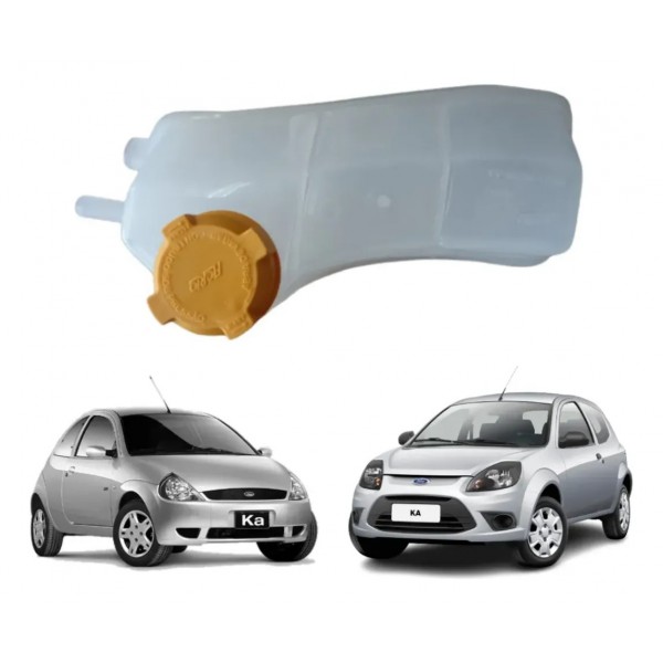 Reservatório Água Radiador Ford Ká 1997 Até 2013 Com Tampa