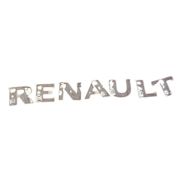 Emblema Letreiro Renault Logan Sandero Duster Megane Prateado
