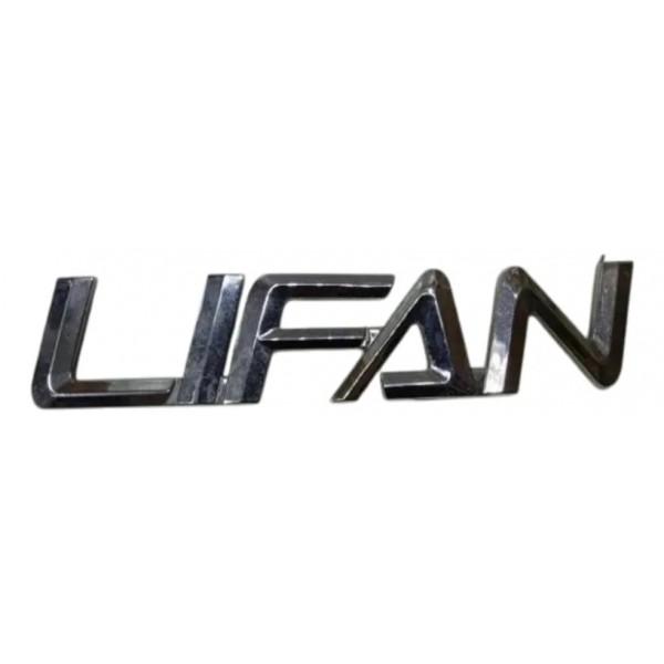 Emblema Tampa Traseira Lifan X60 1.8 2016 Original Prateado