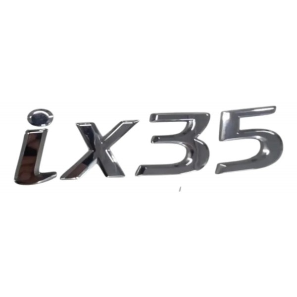 Emblema Letreiro Ix35 2010 2011 2012 2013 2014 2015 Prateado