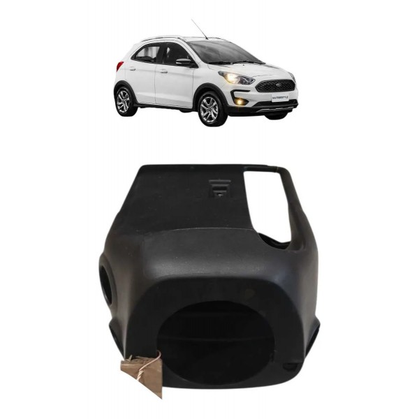 Moldura Acabamento Volante Direção Ford Ka 2019 2020 2021 Verde-escuro Lisa