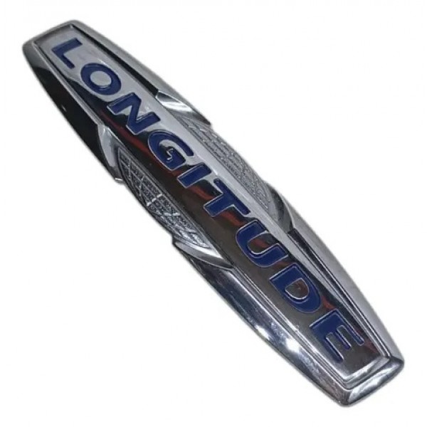 Emblema Símbolo Jeep Longitude Original 17/18/19/20/21/22 Cromado