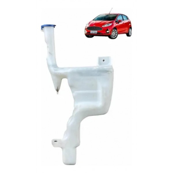 Reservatorio Limpador Parabrisa New Fiesta Hatch 2013 A 2017 Branco
