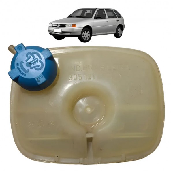 Reservatório Água Radiador C/ Tampa Vw Gol Voyage Original