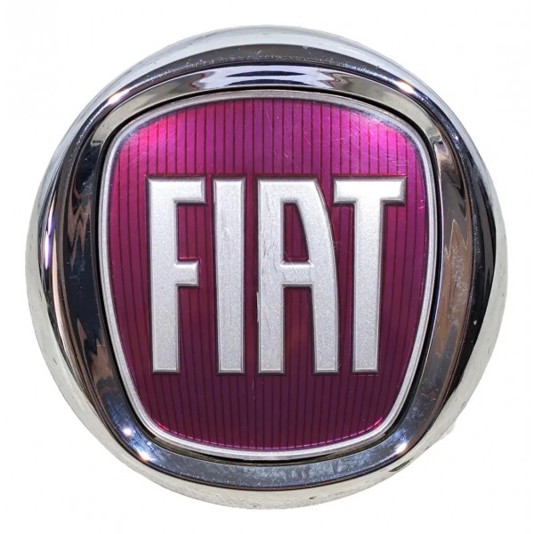 Emblema Botão Tampa Traseira Fiat Punto Palio B632 Original Cromado