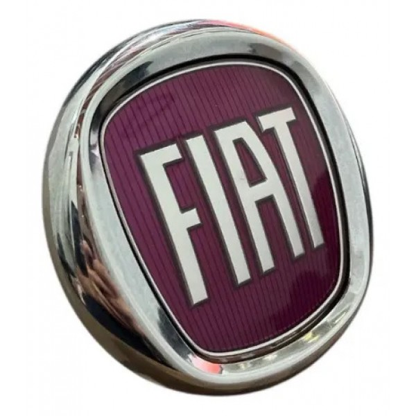 Emblema Botão Tampa Traseira Fiat Punto Palio B632 Original Cromado