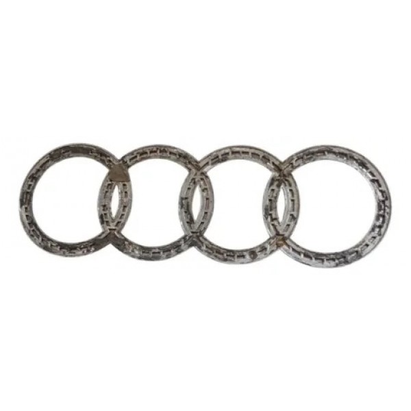 Emblema Tampa Traseira Logo Argolas Audi A3 S3 A4 Rs4 S4 Cromado