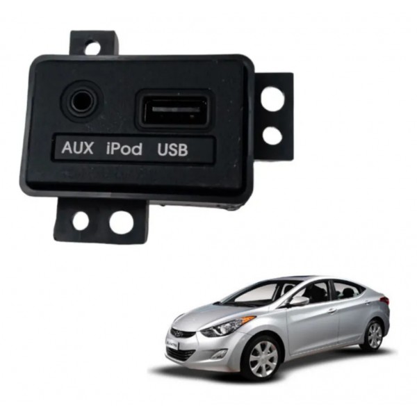 Entrada Usb iPod Auxiliar Hyundai Elantra Hb 2.0 2014