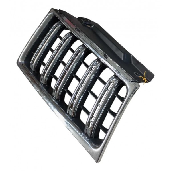 Grade Dianteira Esq Mitsubishi L200 Pajero Dakar 2008 A 2016 Preto Brilhante