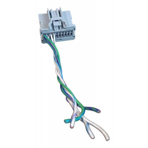 Plug Conector Cinza Modulo Airbag Ford Ka 2021 5 Fios