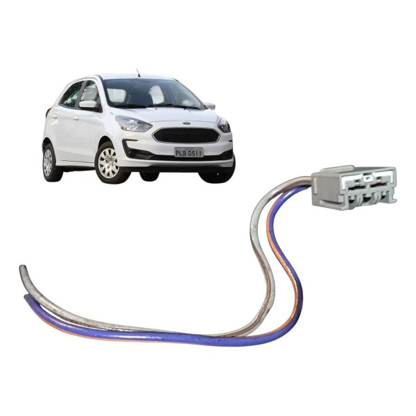 Plug Conector Motor Ar Forcado Ford Ka 1.0 2018 2019  2021