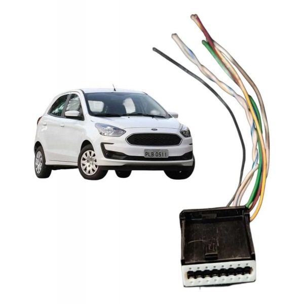 Plug Conector Painel Instrumentos Ford Ka 2020 2021 8 Fios