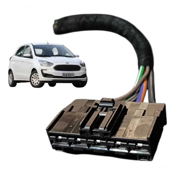 Plug Conector 5 Fios Comando A/c Ventilacao Ford Ka 2021