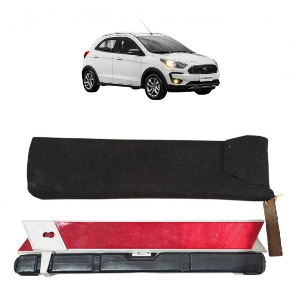 Triângulo Sinalizador De Segurança Ford Ka Hatch 2020 2021