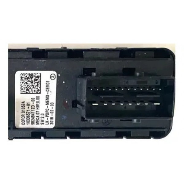 Comando Vidro Dianteiro Esquerdo Peugeot 3008 2018/2022