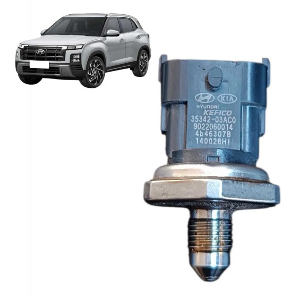 Sensor De Pressao Combustivel Creta Hb20 1.0 3cc 2022 A 2025