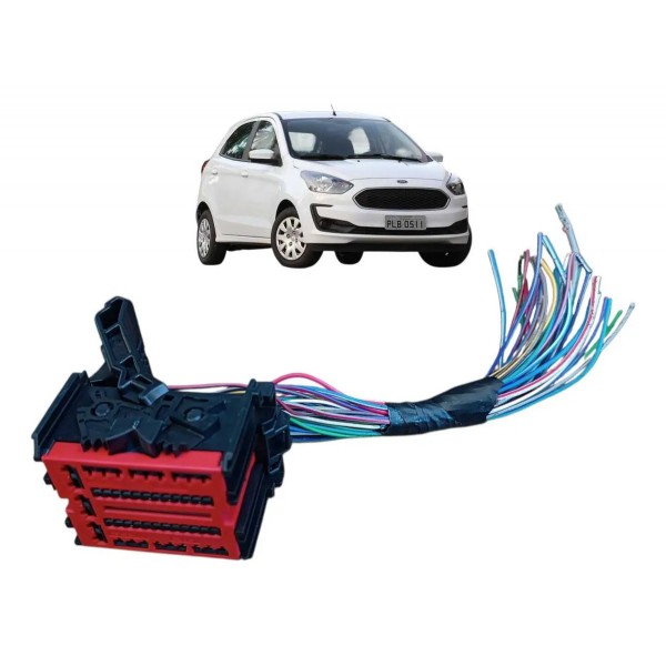 Plug Conector Modulo Bcm Ford Ka 1.0 Ha 2020 2021 33 Fios