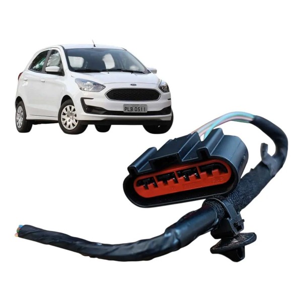 Plug Conector Chicote Porta Ford Ka 2019 2020 2021 5 Fios
