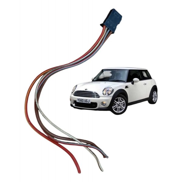 Plug Conector Luz Placa Mini Cooper 2010 4 Fios