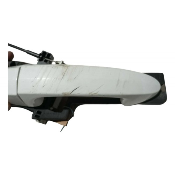 Macaneta Externa Traseira Direita Ford Ka 2018 2019 2021 Branco Traseira