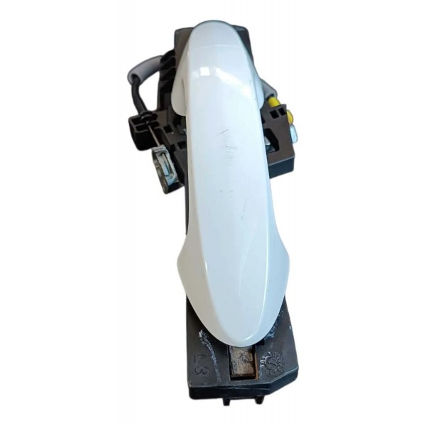 Macaneta Externa Traseira Esquerda Ford Ka 2018 2019 2021 Branco Traseira