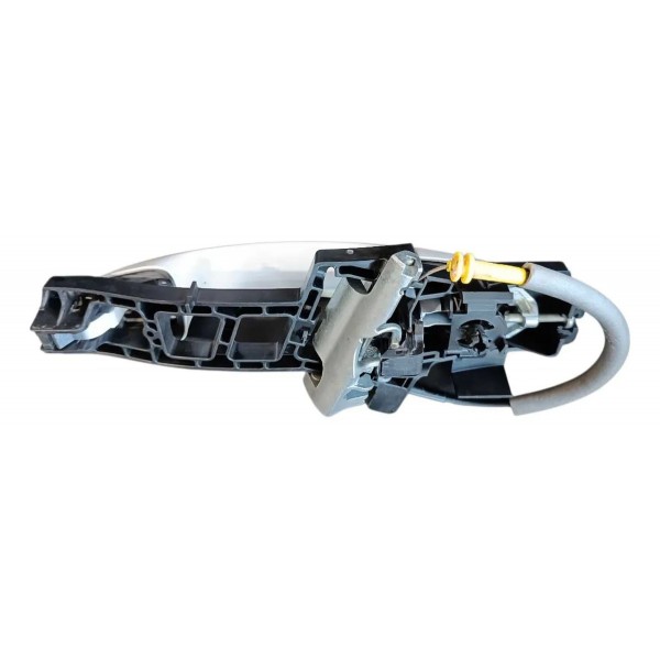 Macaneta Externa Traseira Esquerda Ford Ka 2018 2019 2021 Branco Traseira