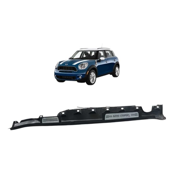 Spoiler Lateral Lado Direito Mini Cooper 2011 2012 Original Preto