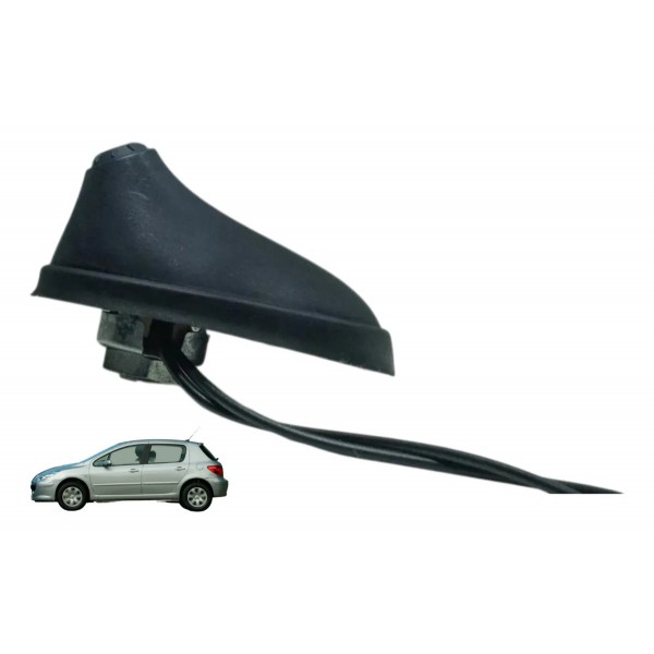 Base Antena Teto Peugeot 307 308 408 C4 Preto Preto