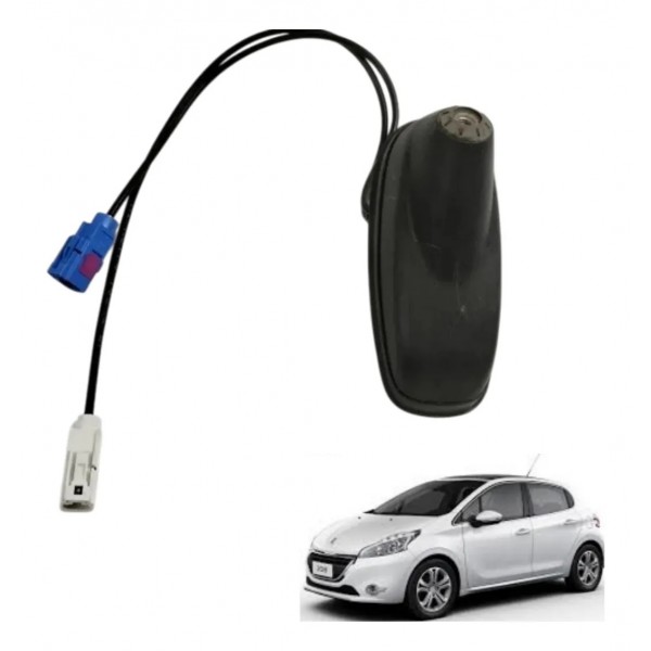 Base Antena Teto Peugeot 208 2014  A 2018 920204061 Preto