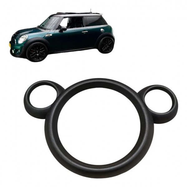 Moldura Painel Instrumento Velocímetro Mini Cooper 2010 2011 Preto