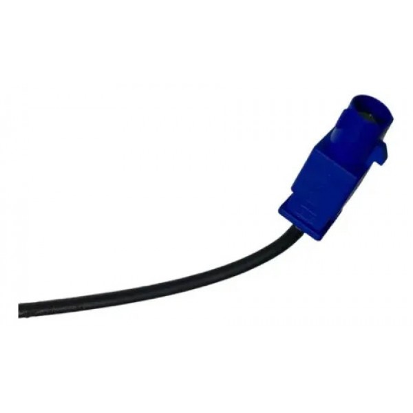 Antena Mini Shark Decorativa Tubarão Jetta Golf Tiguan Audi Preto