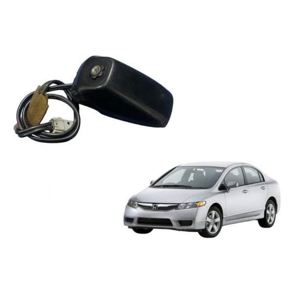 Base Suporte Antena Teto Honda Civic G8 Lxs 1.8 2007 2011 Preto
