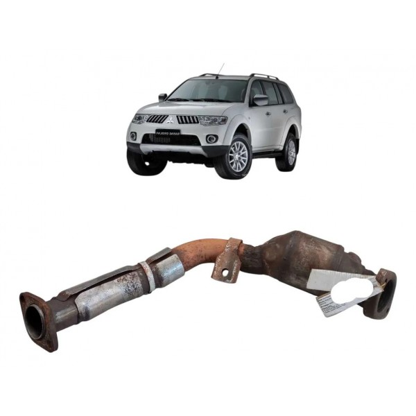 Catalisador Esquerdo Mitsubishi Pajero Dakar 2012 A 2015 3.5