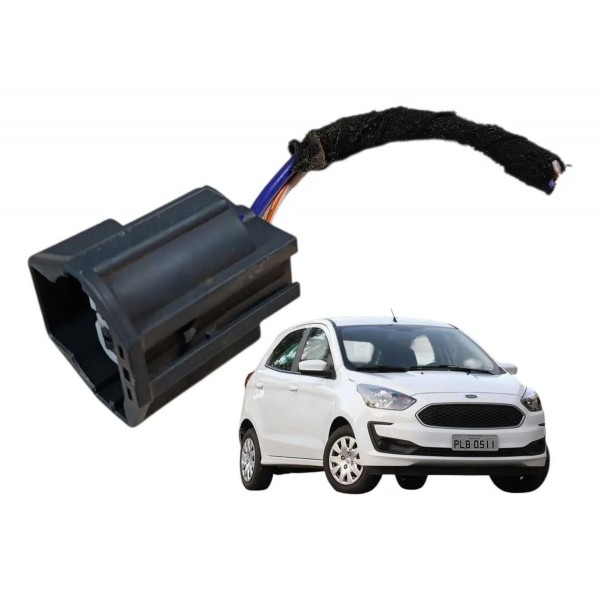 Plug Conector Maquina Vidro Dianteira Esquerda Ford Ka 2021