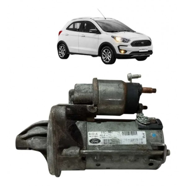 Motor Arranque Partida Ford Ka 1.0 3cc 2018 2019 2020 2021