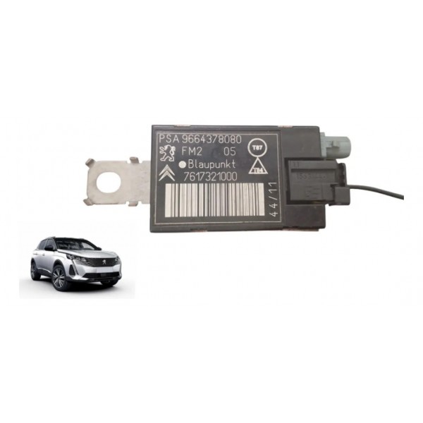 Amplificador De Antena Peugeot 3008 2018 2019 / 7617321000 Preto