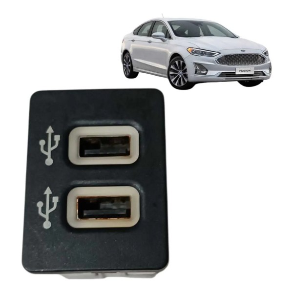 Soquete Auxiliar Usb Ford Fusion 2016 2017 2018 2019