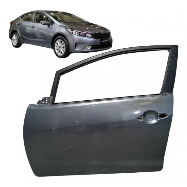 Porta Dianteira Esquerda Kia Cerato 2016 2017 2018 Dianteira Dianteira Esquerdo Cinza