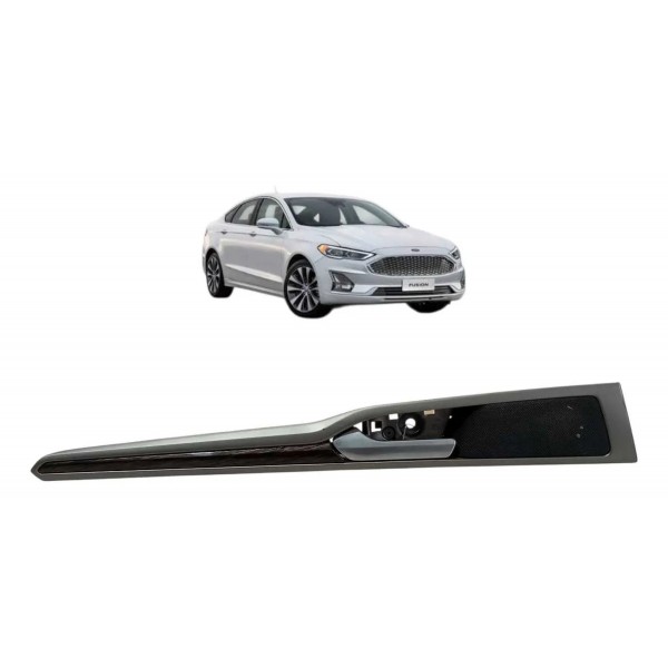 Macaneta Interna Dianteira Esquerda Ford Fusion 2013 A 2019 Preto Dianteira