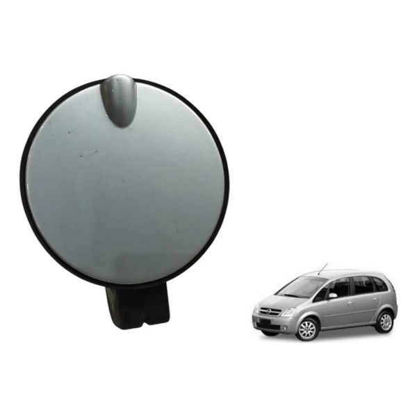 Portinhola Tanque Combustível Meriva Astra Zafira 2003/2011 Prateado 2003