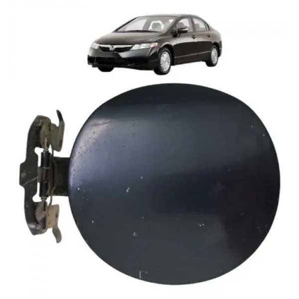 Portinhola Tanque Combustível Honda New Civic 07/11 Diant Preto 2007