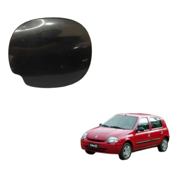 Portinhola Tanque Renault Clio 2002/12 /7700836756 Preto 20012