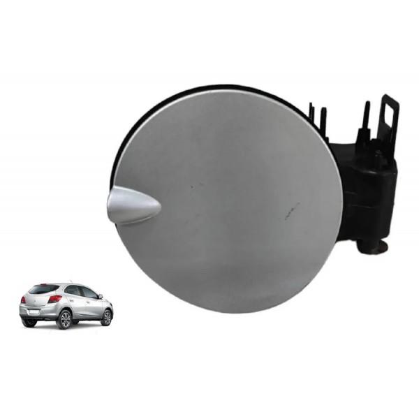 Portinhola Tanque Combustível Gm Onix 2013 2019 Prateado 2015