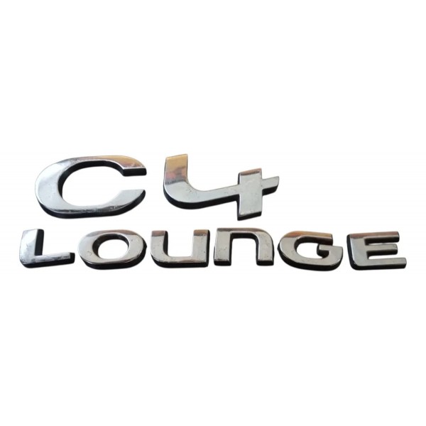 Kit Emblemas Letreiro Citroen C4 Lounge 2014 A 2018 Cromado