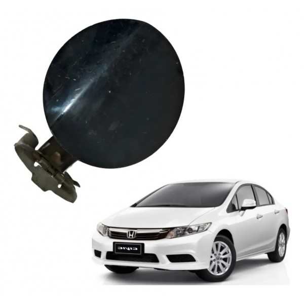 Portinhola Tanque Civic 2012 2013 2014 2015 2016 Preto 2012