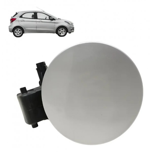 Portinhola Tampa Combustível Prata Novo Hatc Ka 2015 A 2022 Branco 2015