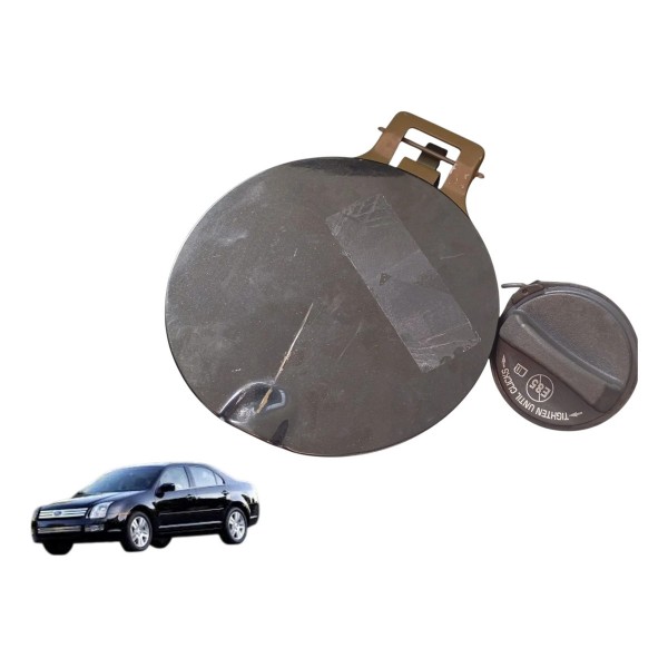 Tampa Portinhola Tanque Ford Fusion 2.3 07/09 7e5354405a26 Preto 2009