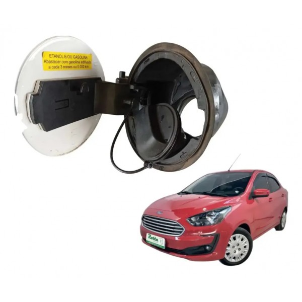 Tampa Portinhola E3b5a27936a Ford Ka 1.0 1.0 2019 A 2021 Branco 2019