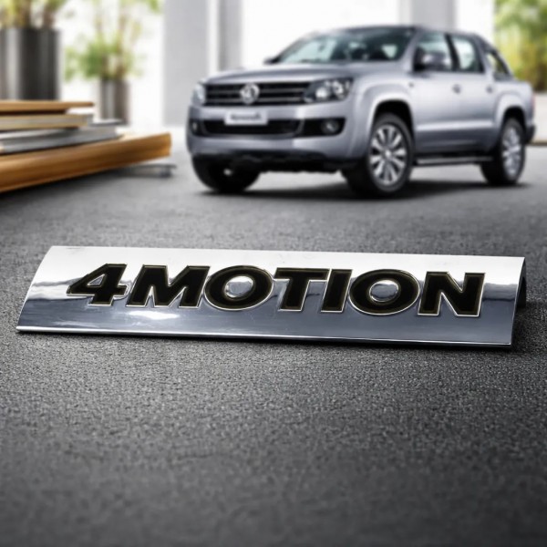 Emblema Tampa Traseira 4motion Amarok 4x4 Original 10/16 Cromado